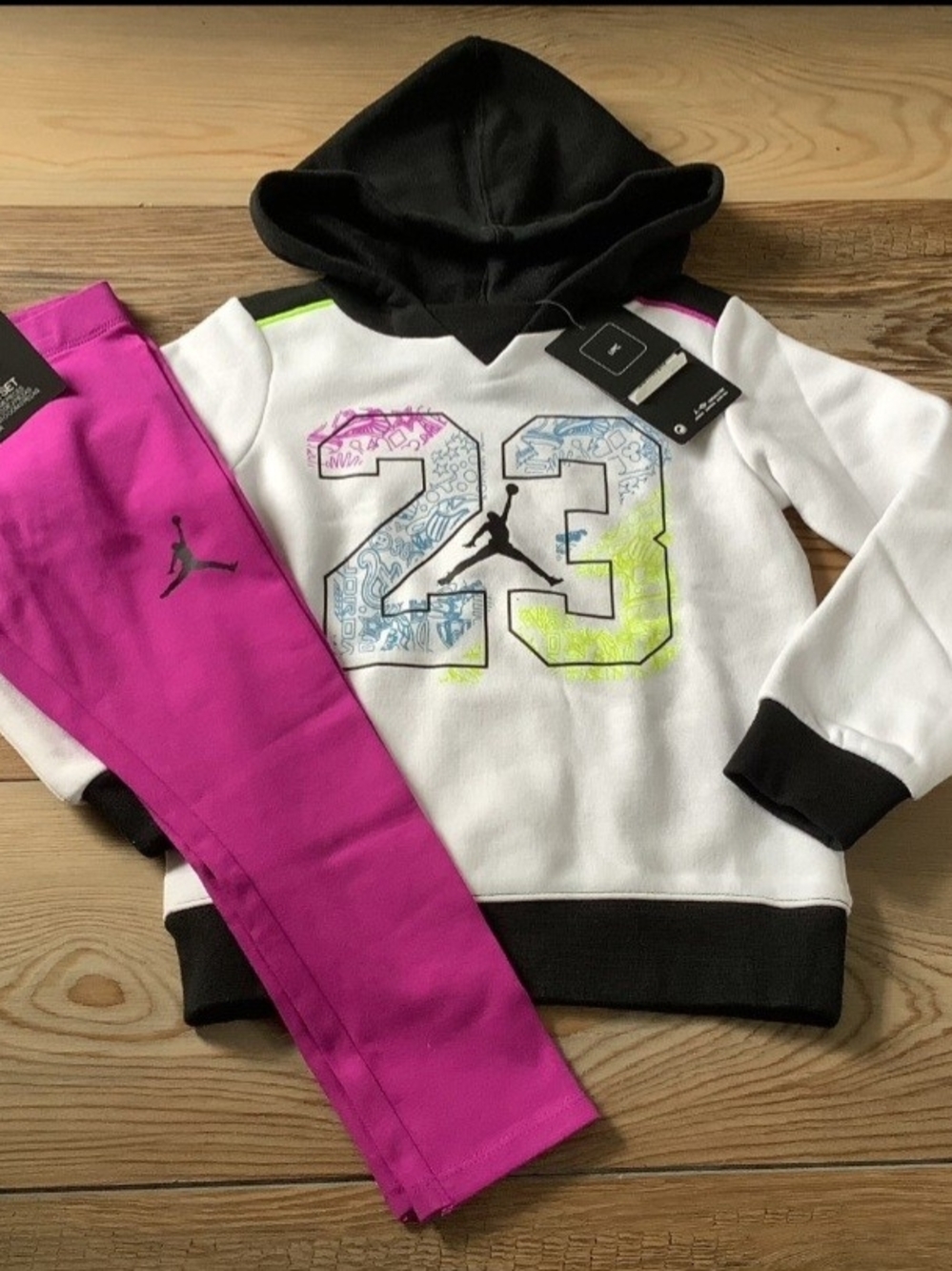 Jordan Girls 4T Graphic Hoodie & Pants Set  NWT